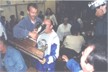 Cyril Slaney Drinks From Cup
